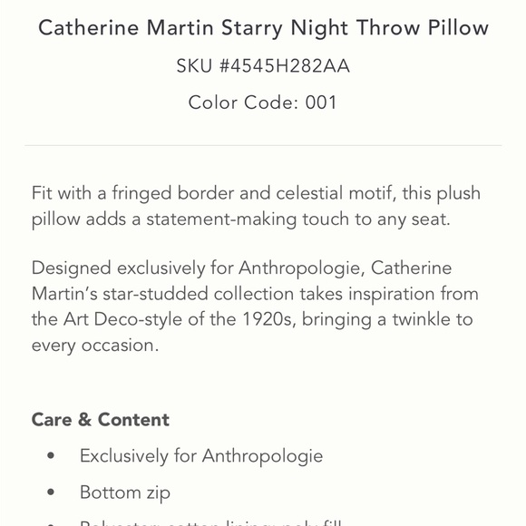 Catherine Martin X Anthropologie embellished pillows * - Picture 6 of 14